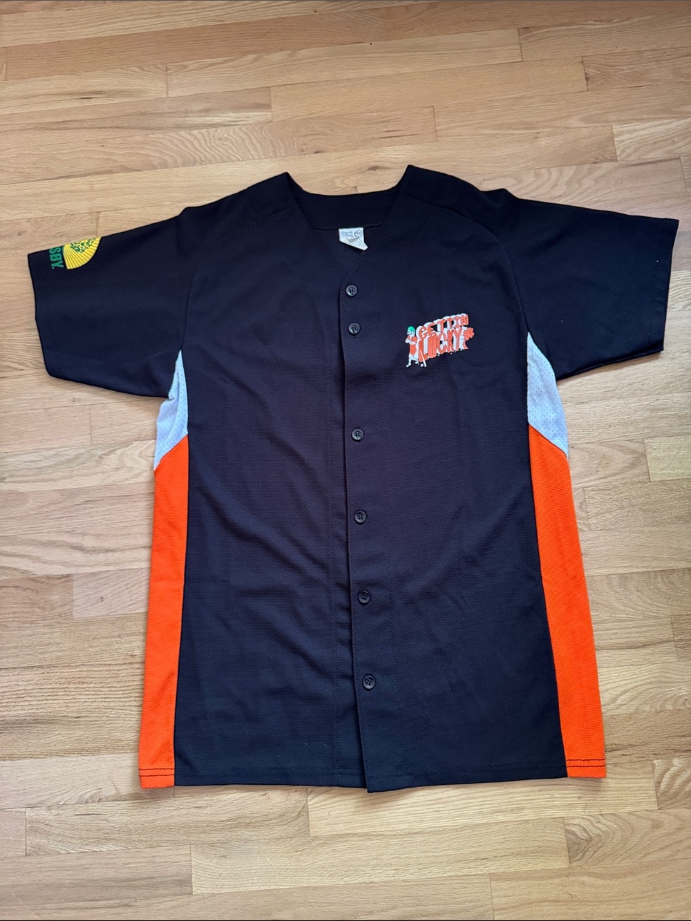 Men’s Large Tweeder #4 Somersby Gettin Lucky Baseball Jersey Made in Canada